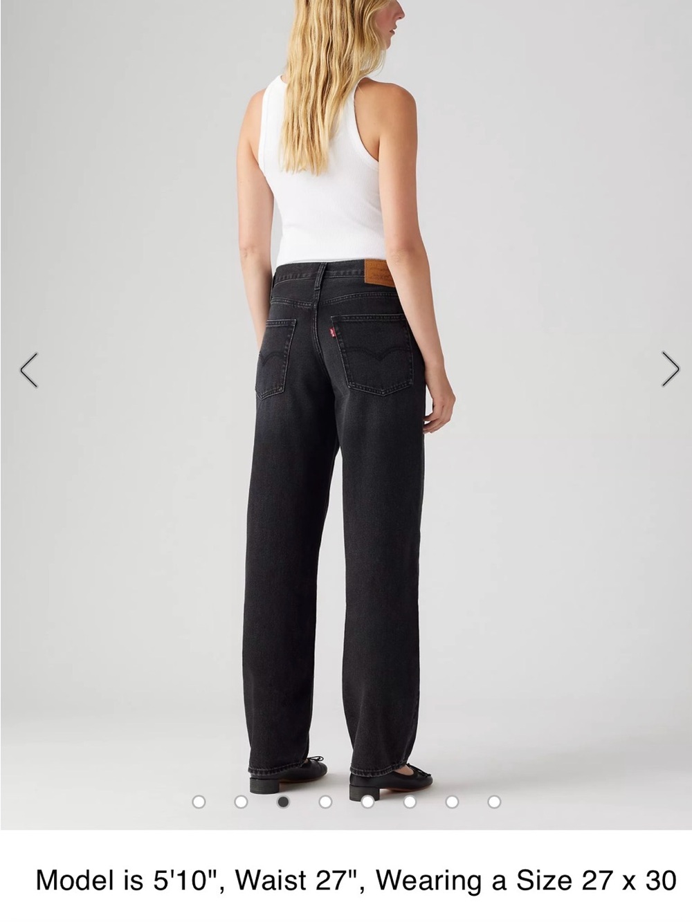 Levi's Baggy Dad Women’s Jeans in Shrink up-Black